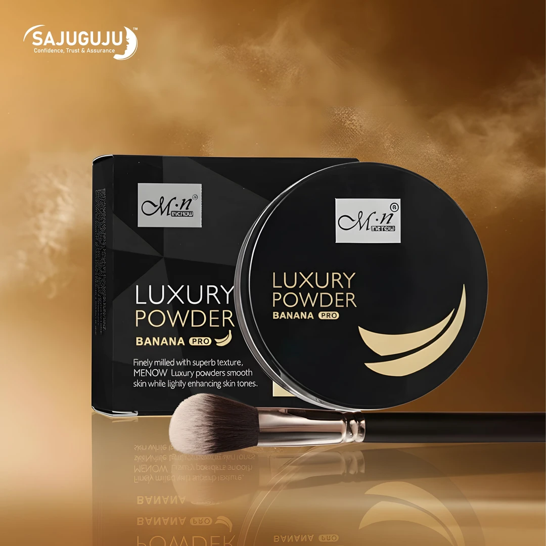 M.N MENOW Luxury Powder (Banana Pro): Finely  Milled Setting Powder for Smooth, Enhanced Skin  Tone